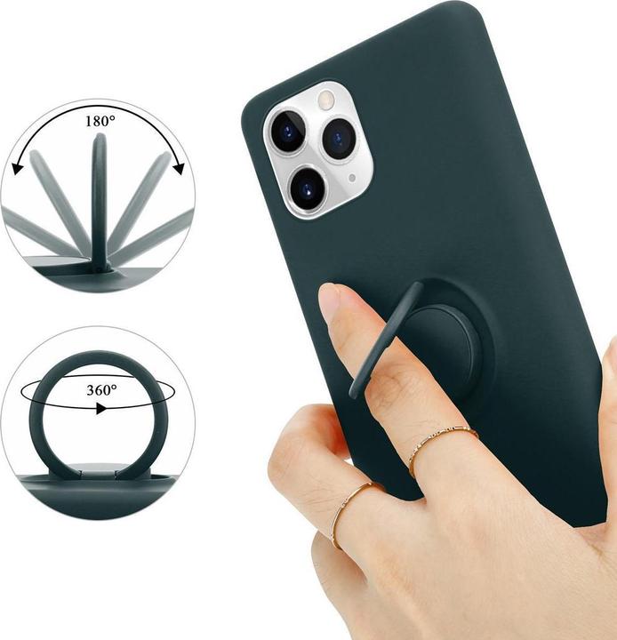 Produktbild Cadorabo TPU Liquid Ring Silicone Case Hülle (Apple iPhone 11 Pro)