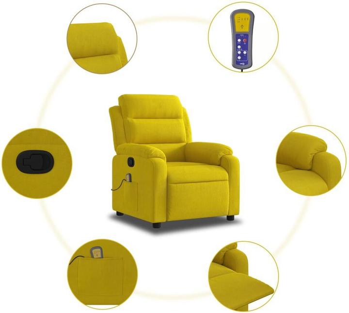 Produktbild VidaXL Massagesessel Samt