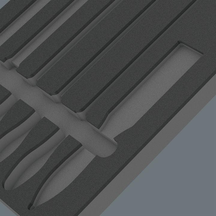 Actual product image Wera 9883 Foam insert PFERD file set 1 (344 mm)