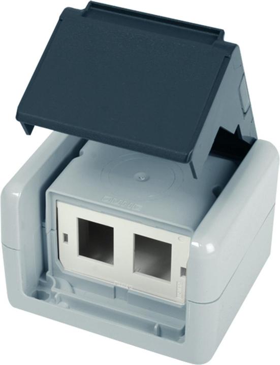 Produktbild Telegärtner Netzwerkdose Aufputz CAT 5e, CAT 6, CAT 6A Grau (H02000a0070)