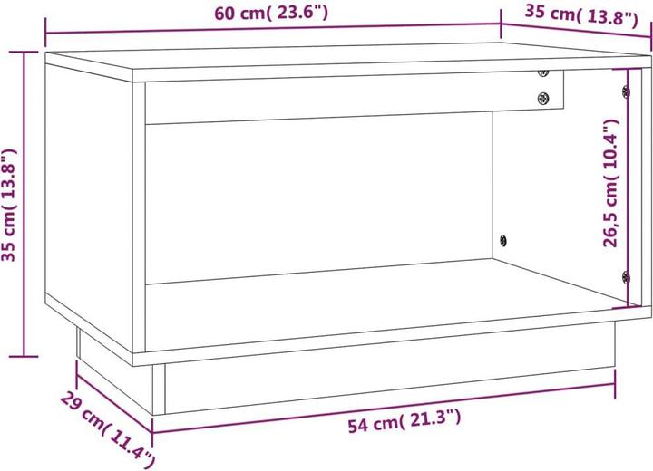 Image du produit VidaXL Fiona (60 x 35 x 35 cm)