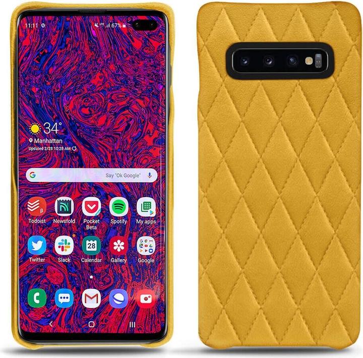 Actual product image Noreve Leather cover (Samsung Galaxy S10+)