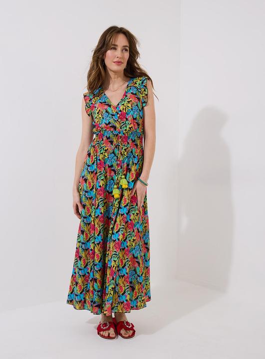 Produktbild Joe Browns Tropical Print V-Neck Tassel Sleeveless Maxi Dress (10)