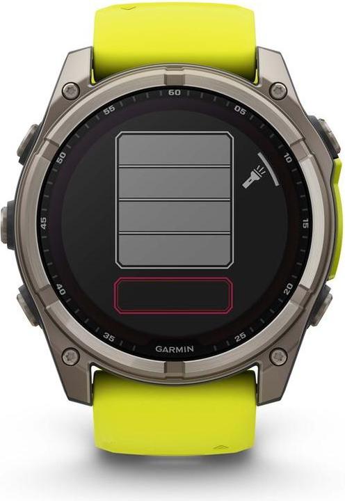 Image du produit Garmin Fenix 8 Solar Sapphire Titan (51 mm)