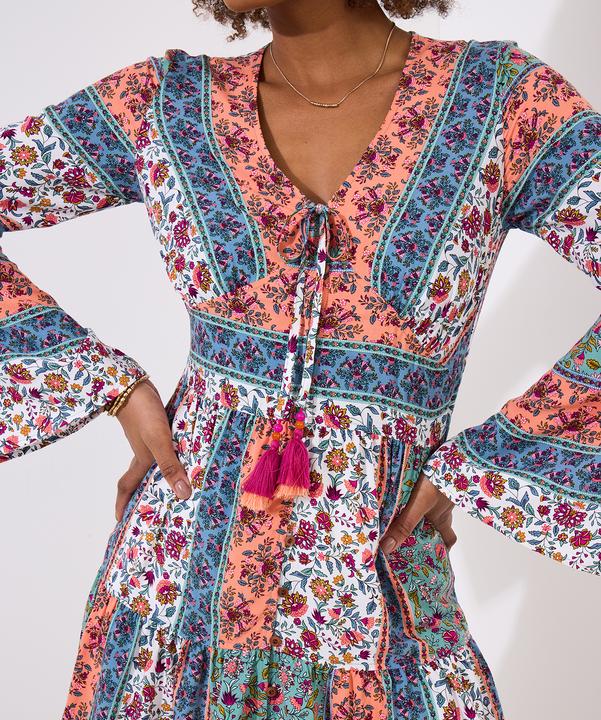 Image du produit Joe Browns V-Neck Tassel Patchwork Tunic (46)