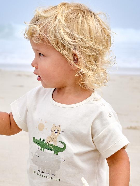 Produktbild Vertbaudet Baby-Set: T-Shirt & Shorts mit Streifenmuster (104)