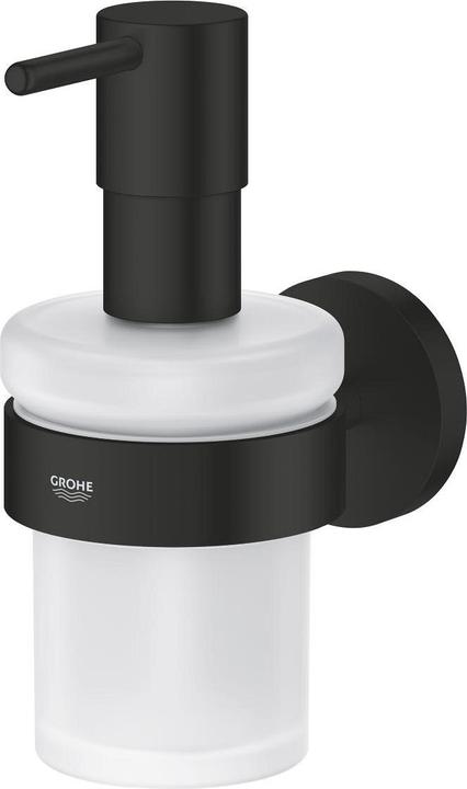 Actual product image Grohe Soap dispenser ESSENTIALS, with holder, capacity 160ml matte black