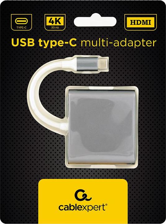 Produktbild Gembird A-CM-HDMIF-02-SG (USB-C, 3 Ports)