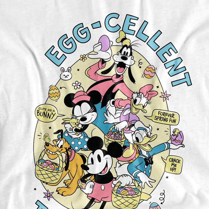 Immagine prodotto Mickey Mouse Eggcellent Together Maglietta Pasqua Adulto Unisex (M)