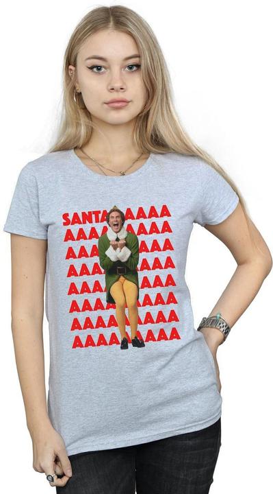 Produktbild Elf Buddy Santa Scream TShirt (XL)