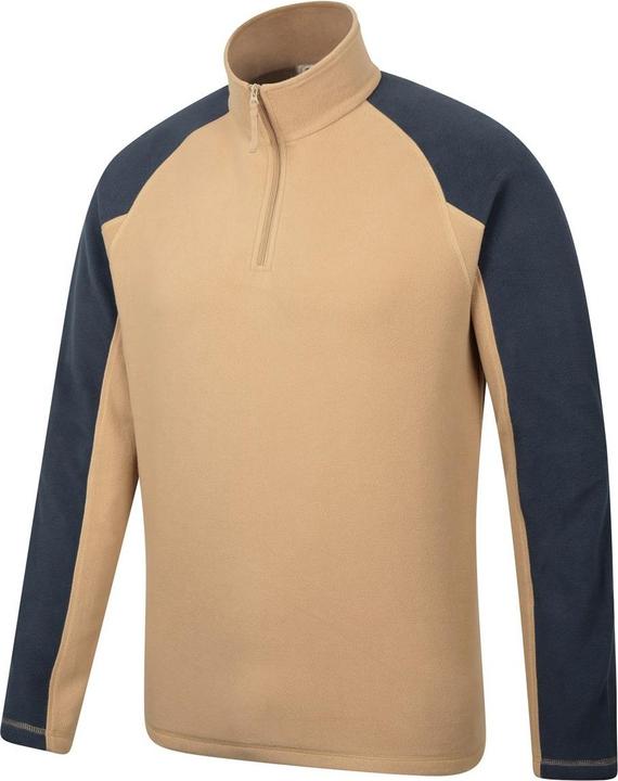Actual product image Mountain Warehouse Mens Ashbourne II Half Zip Fleece Top (XL)