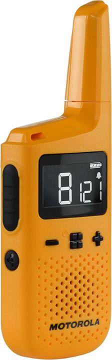 Actual product image Motorola T72 walkie talkie, 16 channels, yellow (8 km)