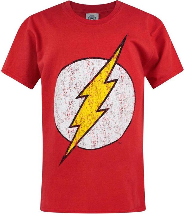 Actual product image Flash Official Boys Distress Logo Tshirt (152)