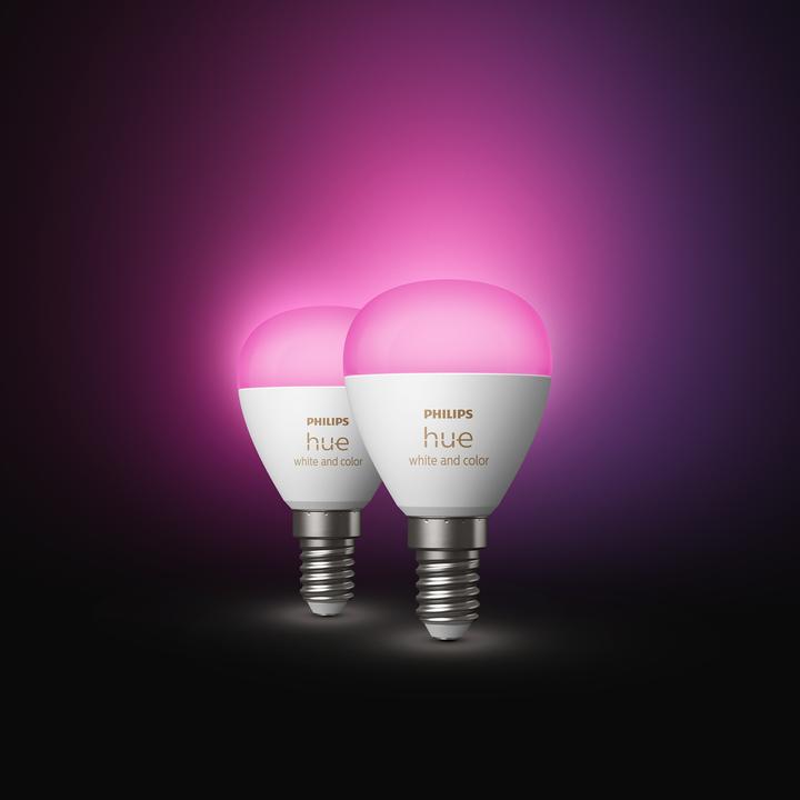 Actual product image Philips Hue White & Color Ambiance E14 Chandelier Twin Pack (E14, 5.10 W, 470 lm, 2 x, F)