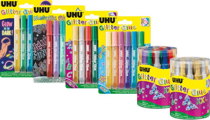 Immagine prodotto UHU Bastoncini di colla glitterati originali (100 g, 10 ml)