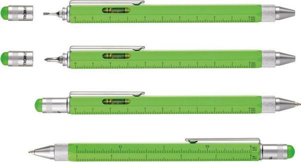 Immagine prodotto Troika COSTRUZIONE PENNA Stylo-bille multifonction, vert métallique (Verde Neon)