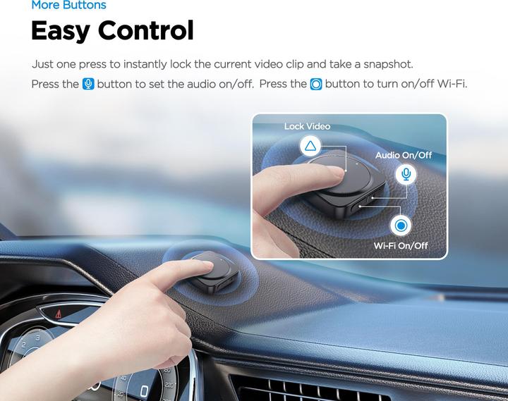 Actual product image Viofo BTR200 bluetooth remote control (GPS receiver, Bluetooth)