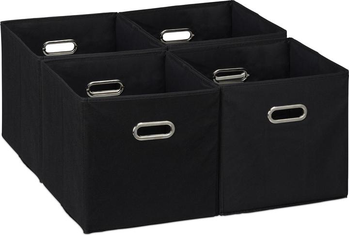 Actual product image Relaxdays 4x storage box (30 x 30 x 30 cm, 26 l)