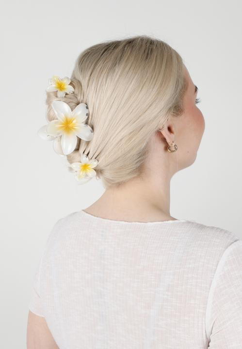 Actual product image Trisa Fashion Frangipani Set Haarklammern & Clip Gelb 5 Stk. (5 pcs.)