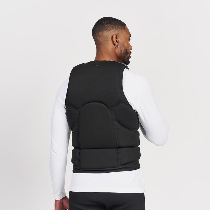 Actual product image Tribord Auftriebsweste Prallschutzweste 50N lang Herren 500 schwarz (L, 50 - 120 kg)