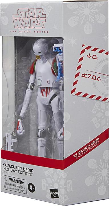 Image du produit Hasbro Star Wars Black Series figurine KX Security Droid (Holiday Edition) 15 cm