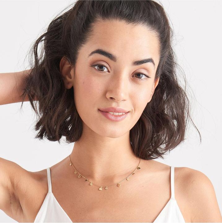 Image du produit Ania Haie N005-01G Geometry Class Collier pour femme, réglable (Argent 925, 45 cm)