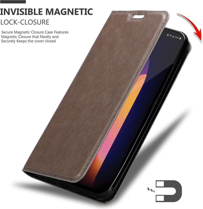 Actual product image Cadorabo Book Invisible Magnet Cover (LG V60 ThinQ 5G)