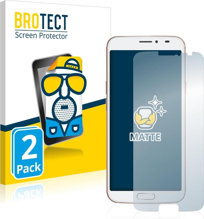 Actual product image BROTECT Anti-glare screen protector matt (2 Piece, Doro 8080)