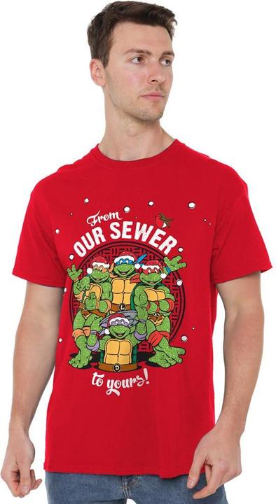 Produktbild Teenage Mutant NT Merry Christmas From Our Sewer TShirt (S)
