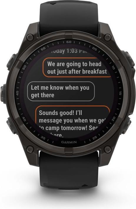 Image du produit Garmin Fenix 8 Solar Sapphire Titan (47 mm)