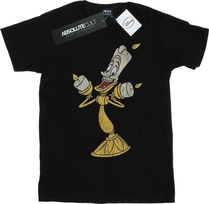 Disney Beauty And The Beast Lumiere Distressed TShirt