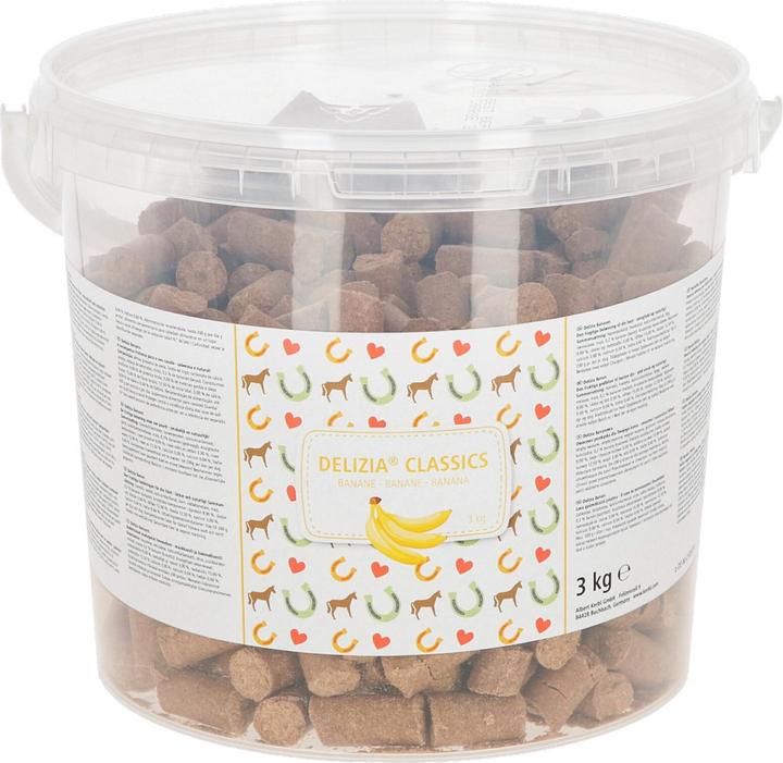 Actual product image Kerbl Delizia Classics Banana - Horse snacks - 1 kg (1 x, 1000 g)