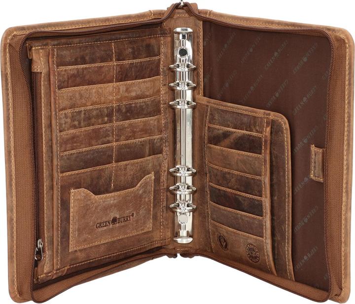 Image du produit Greenburry Porte-bloc vintage en cuir 26 cm (1 x)