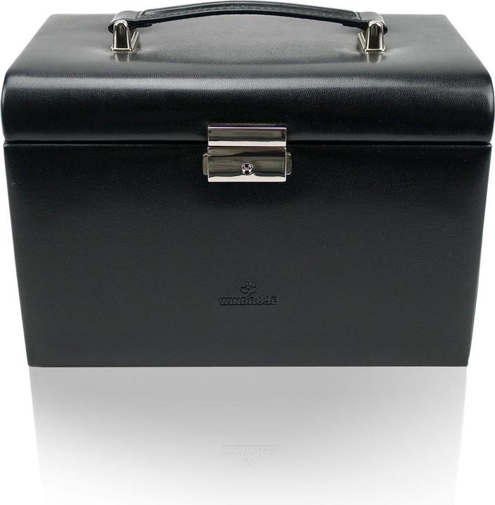 Image du produit Windrose Coffret à bijoux Merino 9 - Noir