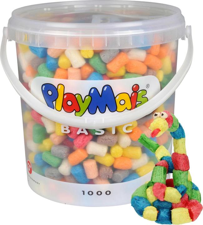 Produktbild PlayMais Spielen Sie Corn Basic Eimer 10 Liter (1000 Stück)