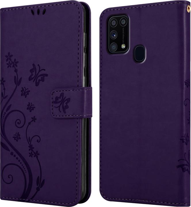 Produktbild Cadorabo Flower Book Cover (Samsung Galaxy M31)