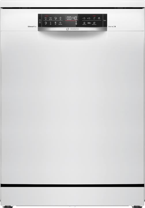 Bosch Hausgeräte Serie 6, Freistehender Geschirrspüler, 60 cm, Weiss, SMS6ECW00E