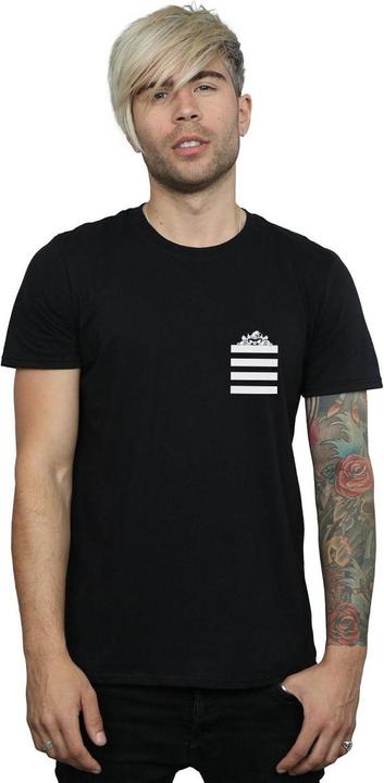 Produktbild Looney Tunes Taz Stripes Faux Pocket TShirt (S)