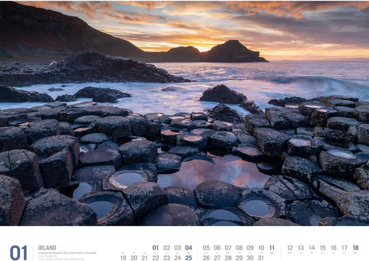 Actual product image Irland - Unterwegs zwischen Irischer See und Atlantik Kalender 2026 (German, Ackermann Kunstverlag GmbH, 2025)