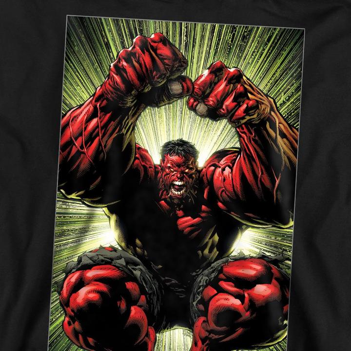 Immagine prodotto Felpa Hulk Rosso Attacco Adulto Unisex (L)