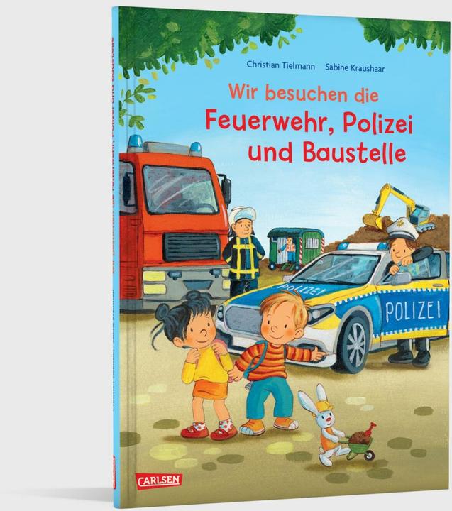 Actual product image Max picture books: We visit the fire brigade, police and building site (German)