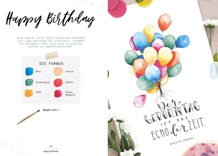Image du produit Spruch-Manufaktur – Sprüche für alle Anlässe mit Handlettering und Watercolor gestalten (Allemand, Annett Wötzel, 2021)