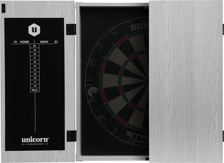 Unicorn Maestro Grey Dartboard Cabinet