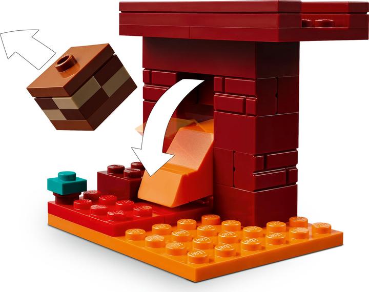 Immagine prodotto LEGO Das Lava-Duell im Nether (21266, LEGO Minecraft)