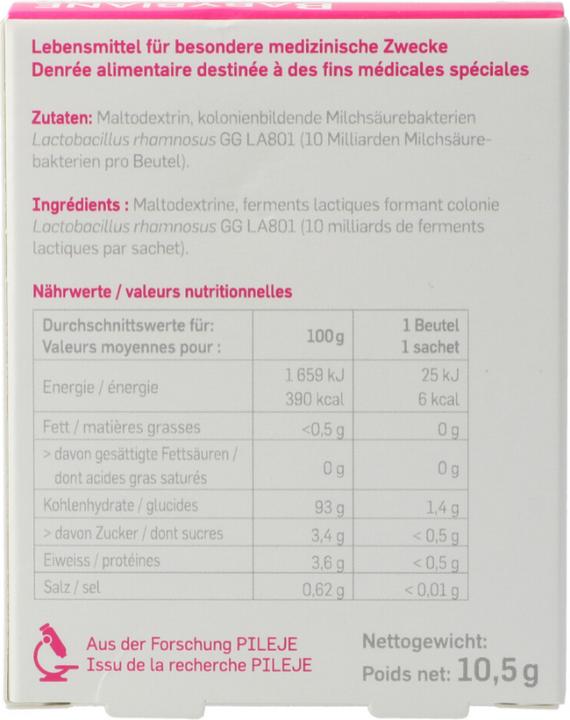 Valeurs nutritives et ingrédients Babybiane Imedia 10M (7 pièce(s), Beutel, 24 g)