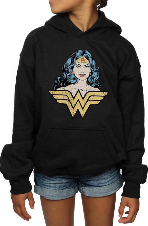 Image du produit - Sweat à capuche WONDER WOMAN GAZE - Fille (152, 158)