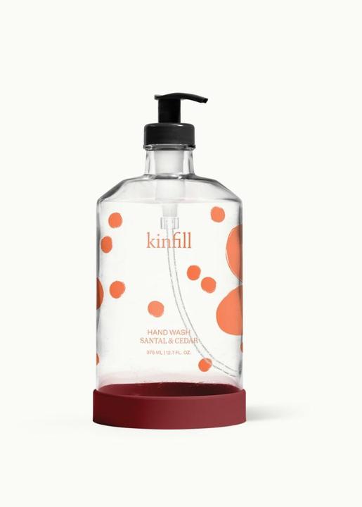 Kinfill Hand Wash Santal & Cedar (Savon liquide, 375 ml)