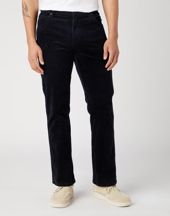 Actual product image Wrangler Greensboro (New Arizona) Cord Pant Straight Fit Bla (W42/L32)