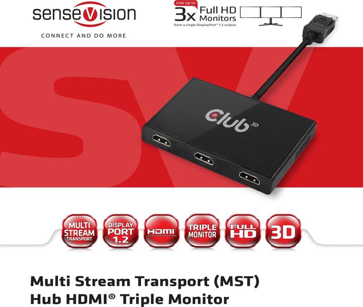 Produktbild Club 3D Multi Streaming Transport Hub