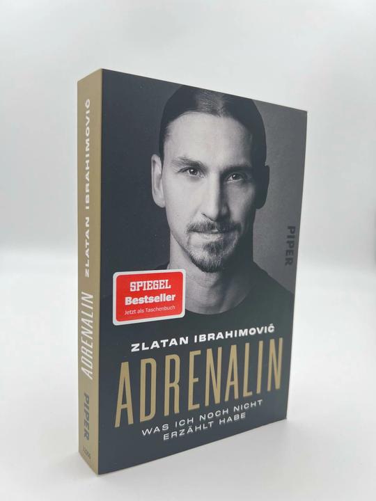 Actual product image Adrenalin (German, Katharina Schmidt, Zlatan Ibrahimović, Luigi Garlando, Zlatan Ibrahimovic, 2023)